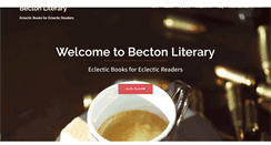 Desktop Screenshot of bectonliterary.com